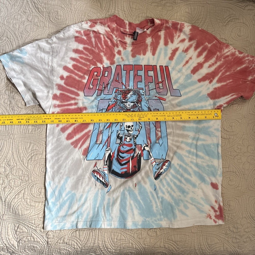 Divided | Grateful Dead - Tie Dye T shirt Basketball Skeleton | XS - Picture 5 of 7